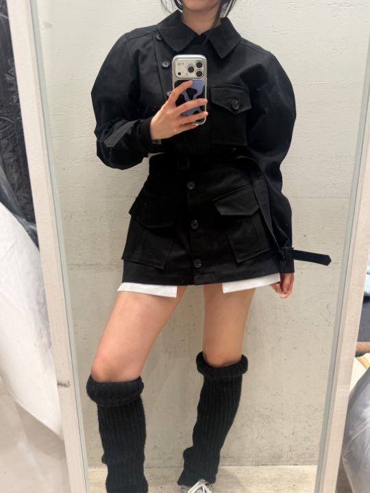 mars東大門實拍女士新款人氣職業熱賣真品時尚26春夏短裙口袋mars短裙