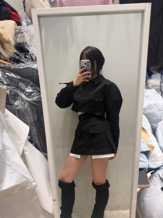 mars東大門實拍女士新款人氣職業熱賣真品時尚26春夏短裙口袋mars短裙