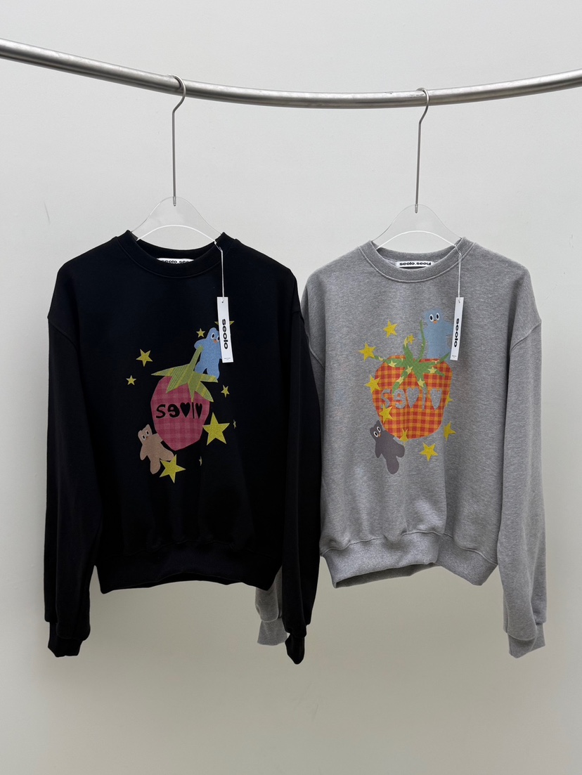 SEOLO東大門實拍女士新款職業熱賣26春夏休閑推薦真品衛衣Seolo seoul衛衣