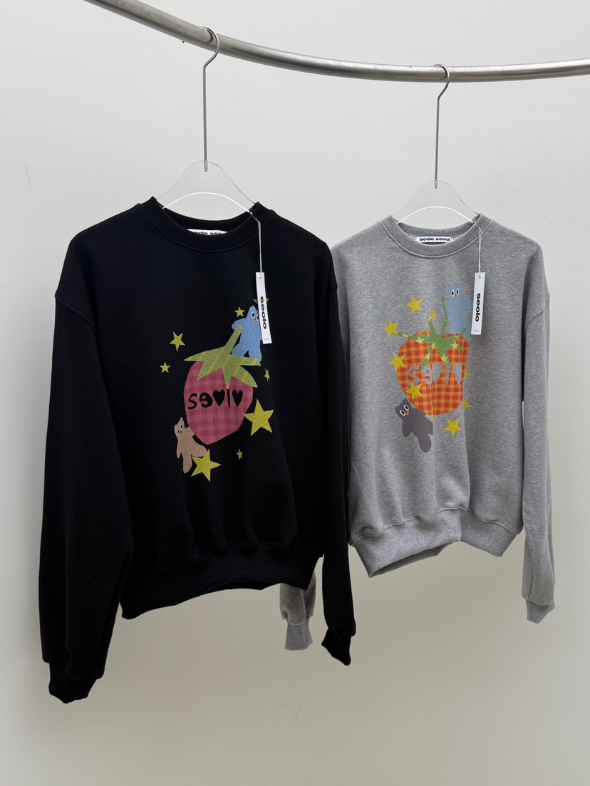 SEOLO東大門實拍女士新款職業熱賣26春夏休閑推薦真品衛衣Seolo seoul衛衣