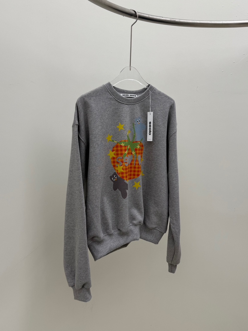 SEOLO東大門實拍女士新款職業熱賣26春夏休閑推薦真品衛衣Seolo seoul衛衣圖色2