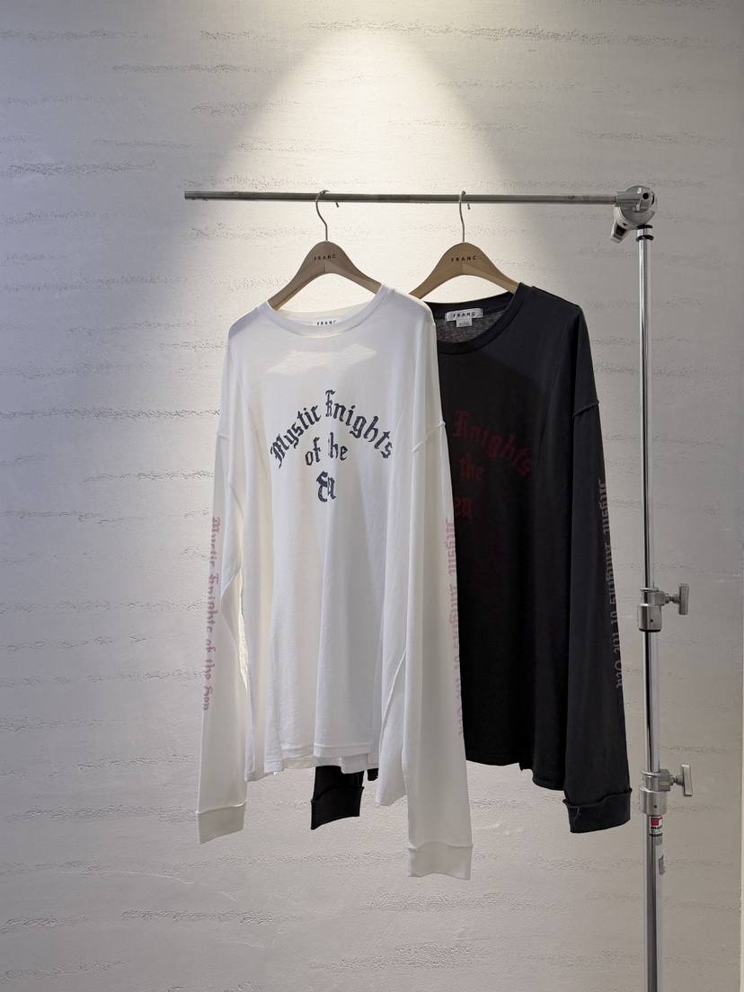 FRANC—L韓國直郵女士新款休閑26春夏真品熱賣時尚長袖T恤FRANC長袖T恤