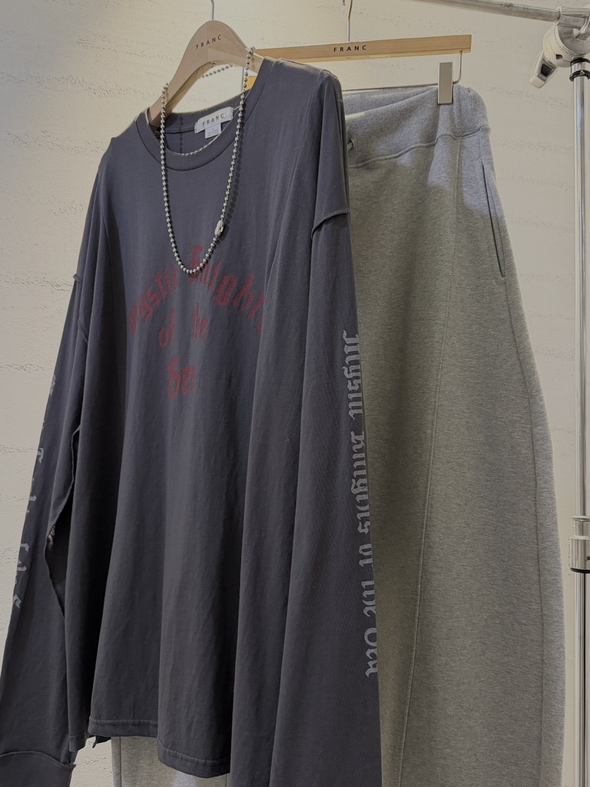 FRANC—L韓國直郵女士新款休閑26春夏真品熱賣時尚長袖T恤FRANC長袖T恤
