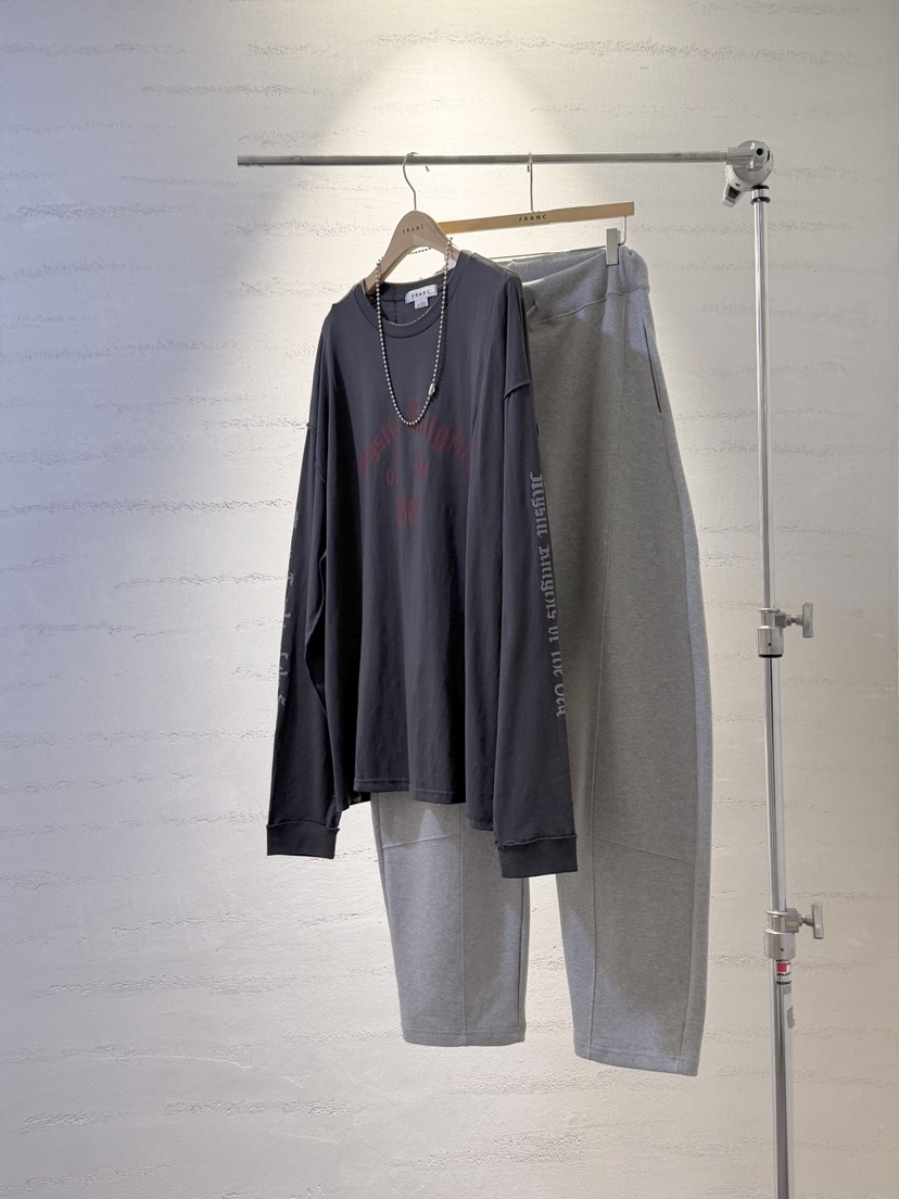 FRANC—L韓國直郵女士新款休閑26春夏真品熱賣時尚長袖T恤FRANC長袖T恤