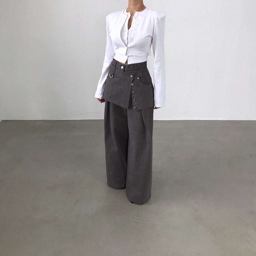 2TWO MOON韓國代購女裝新款26春夏真品時尚長袖T恤系帶開衫2TWO MOON長袖T恤