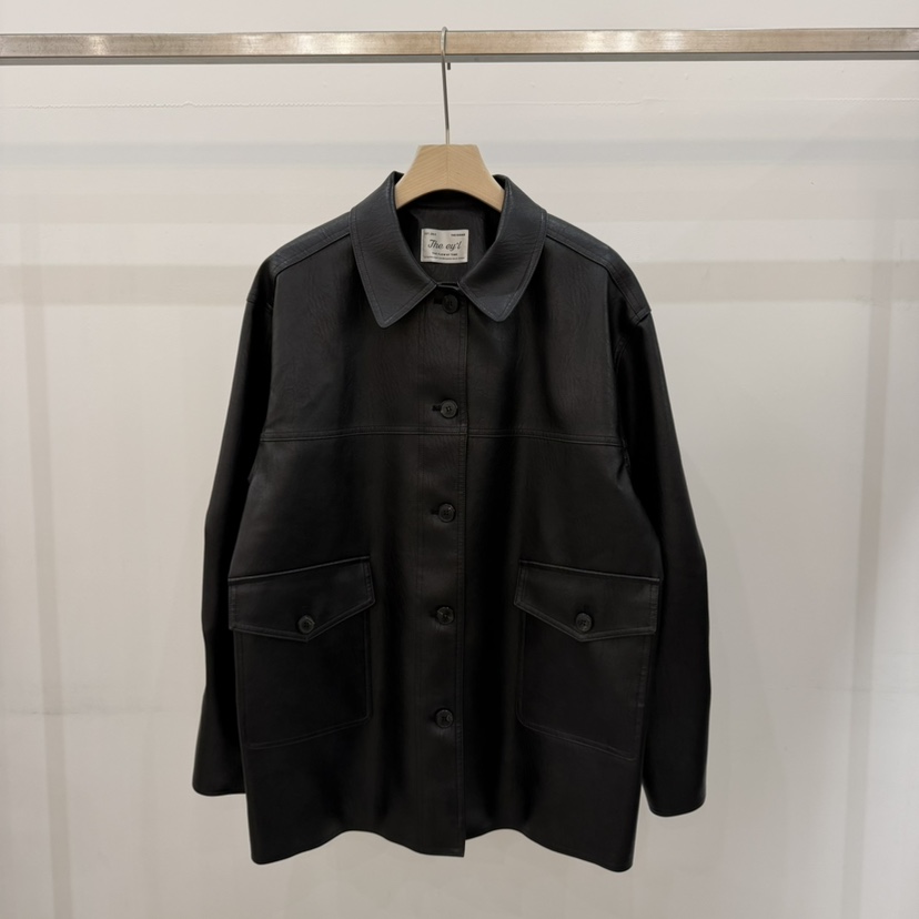 THE EYL東大門實拍女士新款真品休閑職業人氣推薦時尚皮衣THE EYL皮衣圖色1