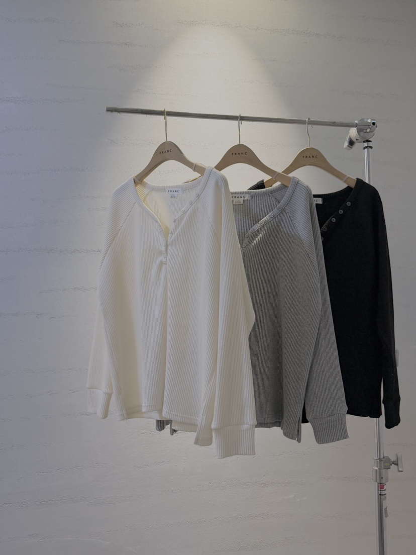 FRANC—L韓國直郵女士新品推薦熱賣26春夏時尚休閑長袖T恤FRANC長袖T恤