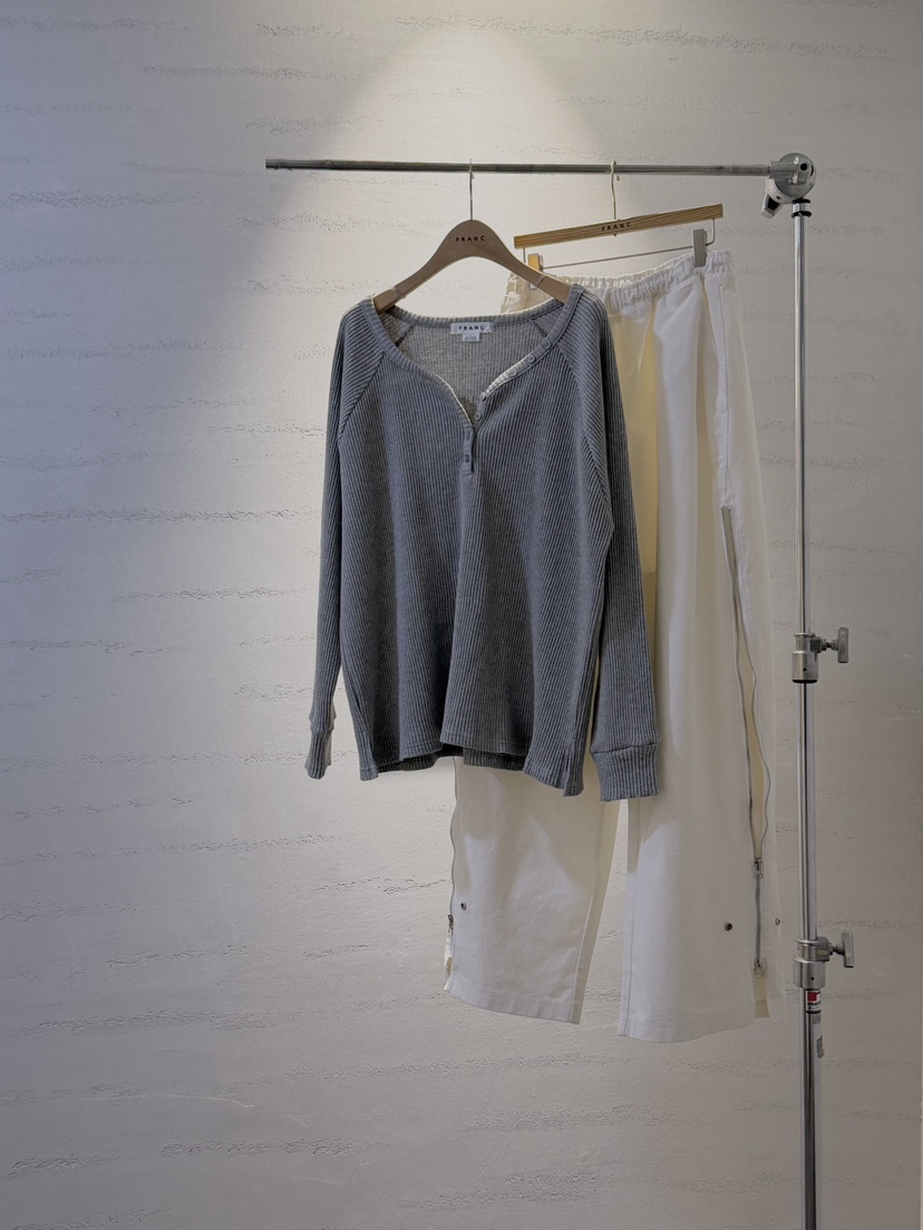 FRANC—L韓國直郵女士新品推薦熱賣26春夏時尚休閑長袖T恤FRANC長袖T恤