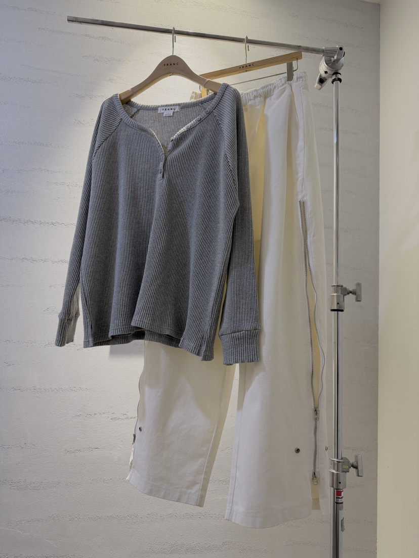 FRANC—L韓國直郵女士新品推薦熱賣26春夏時尚休閑長袖T恤FRANC長袖T恤