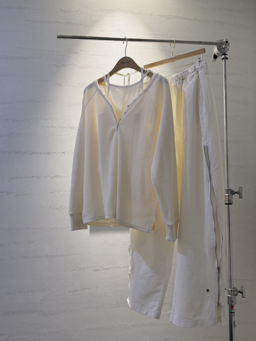 FRANC—L韓國直郵女士新品推薦熱賣26春夏時尚休閑長袖T恤FRANC長袖T恤