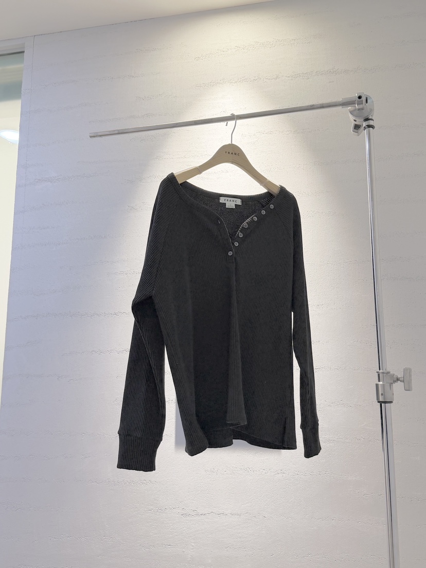 FRANC—L韓國直郵女士新品推薦熱賣26春夏時尚休閑長袖T恤FRANC長袖T恤圖色2