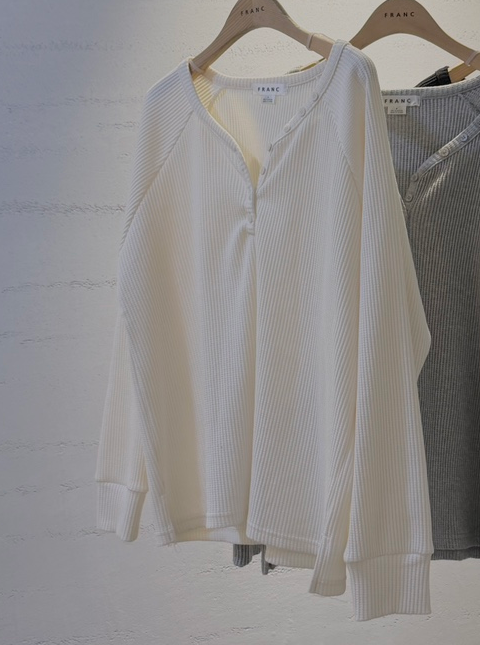 FRANC—L韓國直郵女士新品推薦熱賣26春夏時尚休閑長袖T恤FRANC長袖T恤圖色3