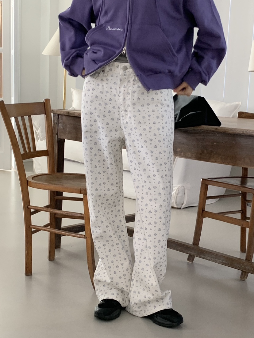 WOOD韓國代購女士新品人氣職業真品時尚熱賣休閑推薦休閑褲WOOD休閑褲