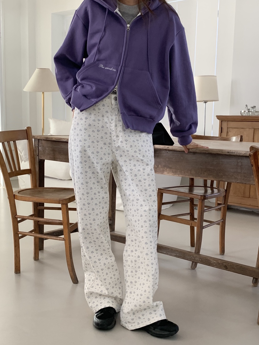 WOOD韓國代購女士新品人氣職業真品時尚熱賣休閑推薦休閑褲WOOD休閑褲