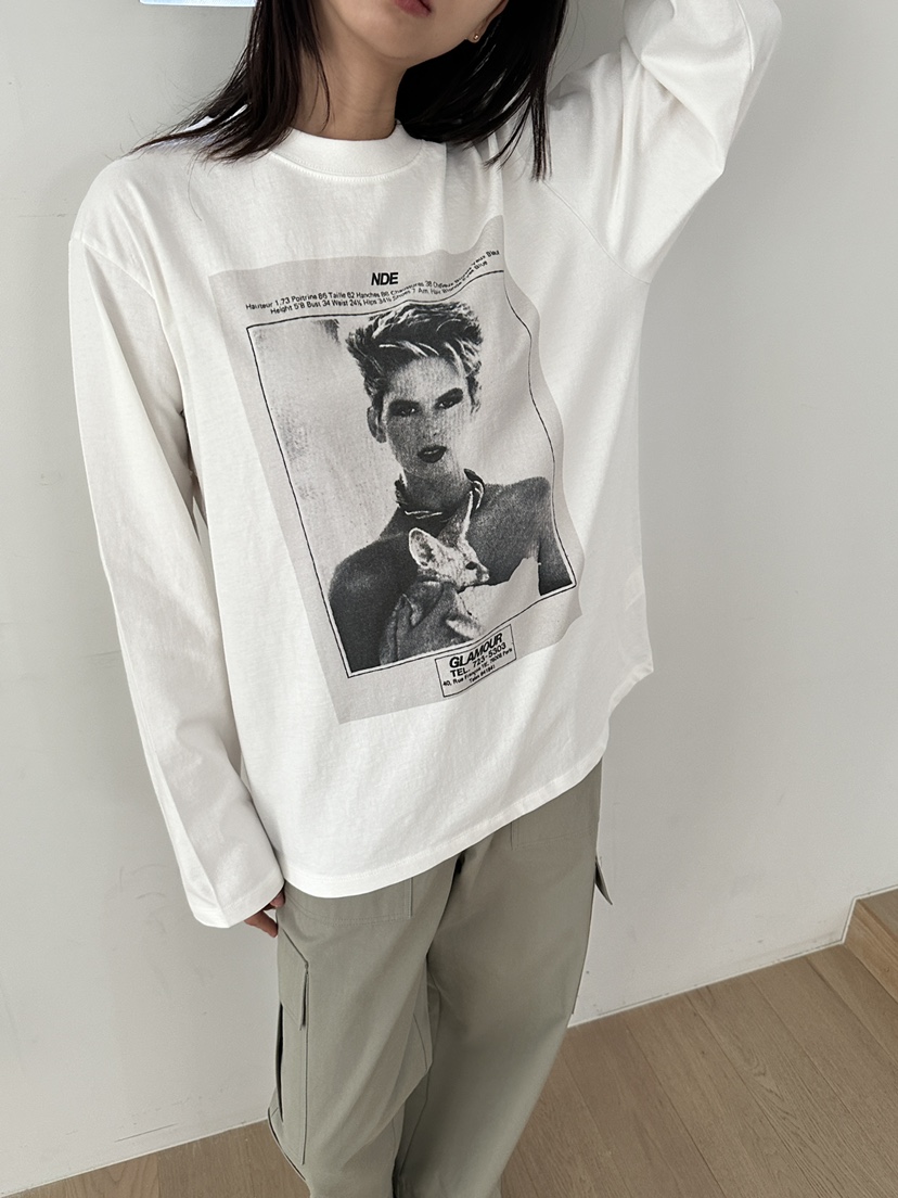 NDE東大門代購女士新款熱賣職業人氣26春夏時尚推薦長袖T恤BOHEME_NDE長袖T恤