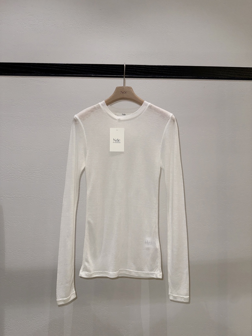 NDE東大門直郵女裝新款熱賣人氣職業真品休閑推薦長袖T恤BOHEME_NDE長袖T恤圖色3