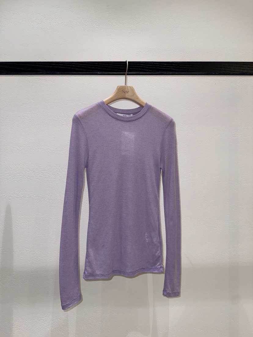 NDE東大門直郵女裝新款熱賣人氣職業真品休閑推薦長袖T恤BOHEME_NDE長袖T恤圖色4