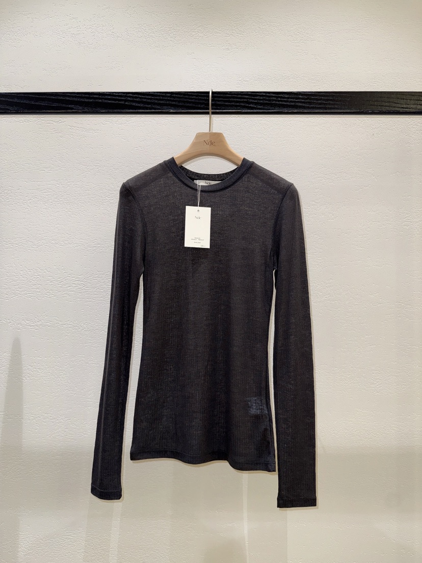 NDE東大門直郵女裝新款熱賣人氣職業真品休閑推薦長袖T恤BOHEME_NDE長袖T恤圖色7