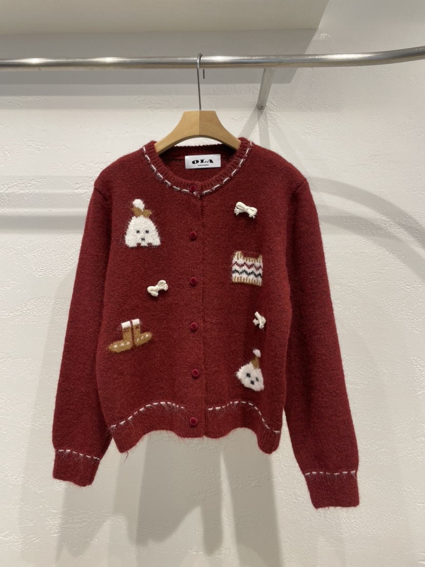 OLA韓國直郵女士新款真品推薦26春夏人氣時尚熱賣休閑針織衫mellor/OLA針織衫圖色1