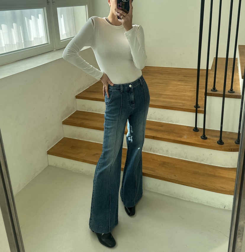 SOUIT東大門直郵女士新款推薦職業真品熱賣人氣休閑長袖T恤SOUIT by mabel-L長袖T恤