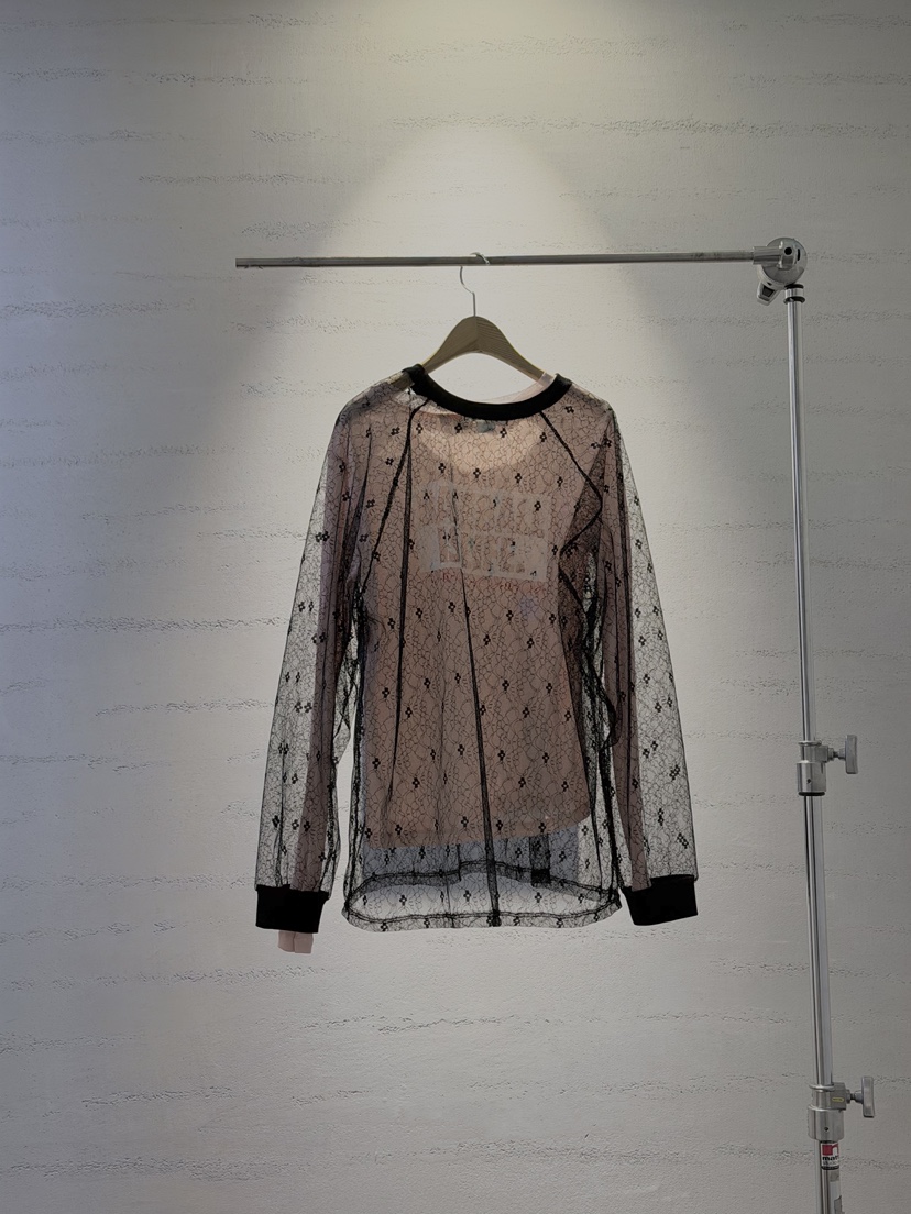 FRANC—L韓國直郵女裝新品時尚職業休閑襯衫蕾絲衫不含內搭FRANC襯衫/蕾絲衫