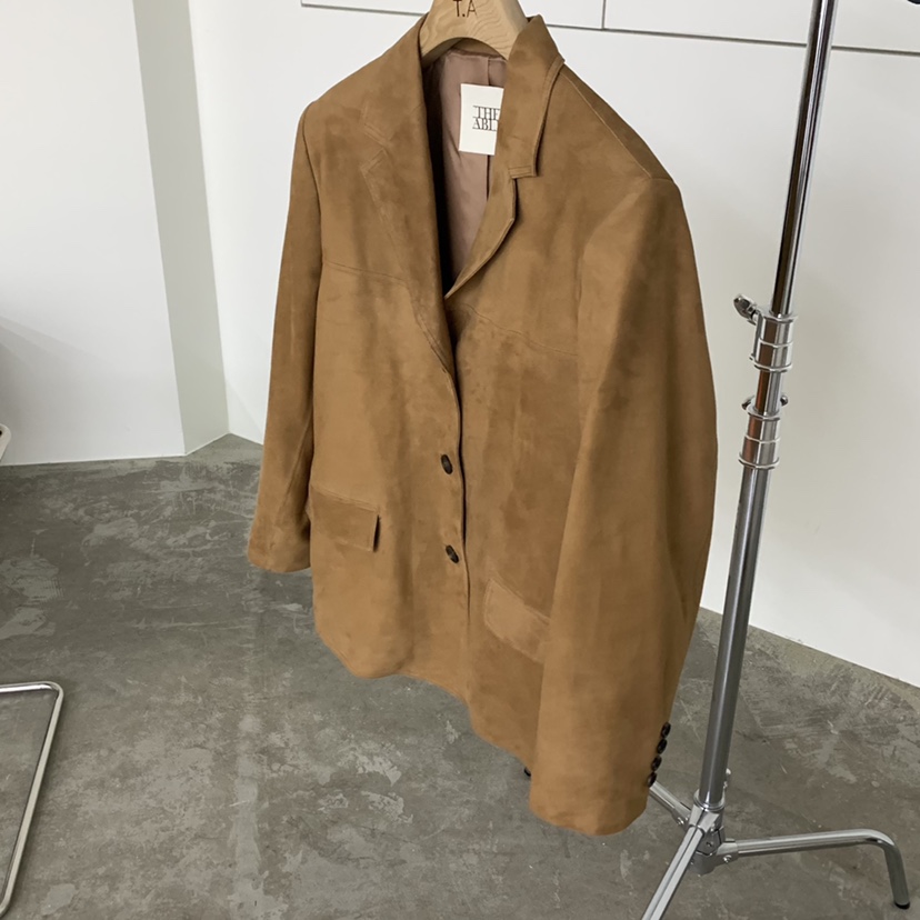 THE ABLE東大門代購女士新品人氣時尚推薦真品26春夏夾克麂皮THE ABLE/TA夾克