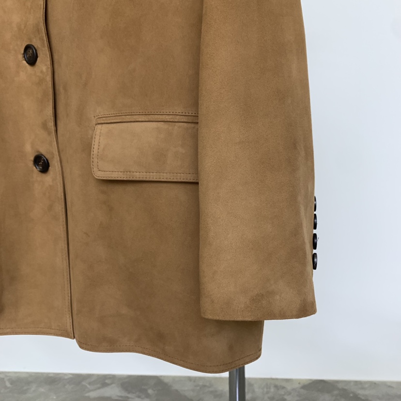 THE ABLE東大門代購女士新品人氣時尚推薦真品26春夏夾克麂皮THE ABLE/TA夾克