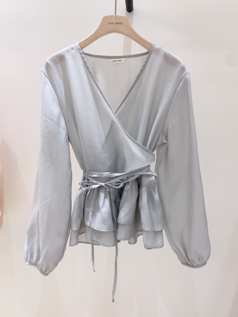 LOVE ROSIE韓國代購女士新款26春夏時尚熱賣人氣襯衫蕾絲衫LOVE ROSIE襯衫/蕾絲衫圖色3