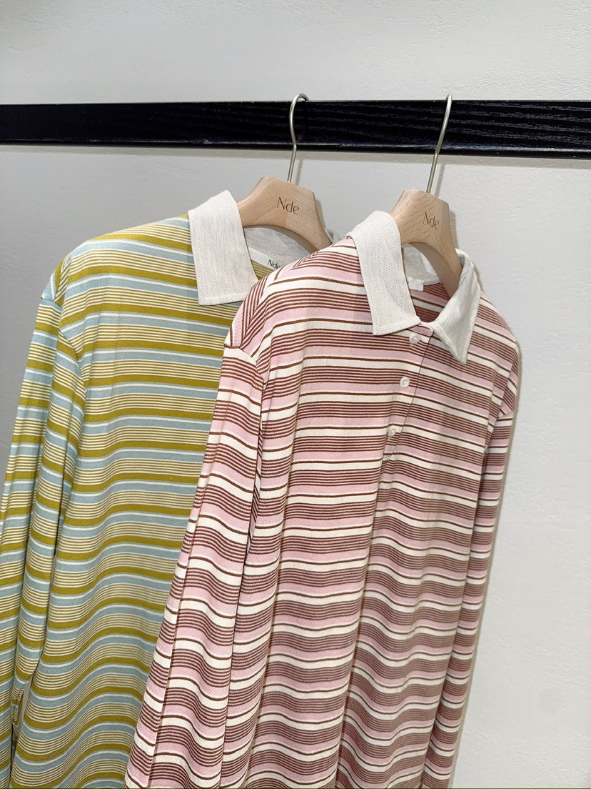 NDE韓國直郵女裝新品職業推薦時尚休閑人氣26春夏長袖T恤BOHEME_NDE長袖T恤