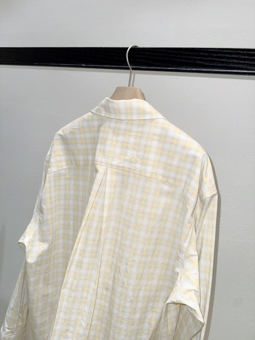 NDE東大門實拍女士新品休閑職業熱賣26春夏襯衫蕾絲衫格紋BOHEME_NDE襯衫/蕾絲衫