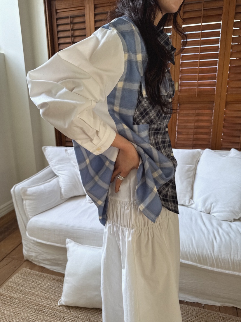 MOSMOS韓國代購女士新款熱賣26春夏職業人氣推薦襯衫蕾絲衫MOSMOS襯衫/蕾絲衫