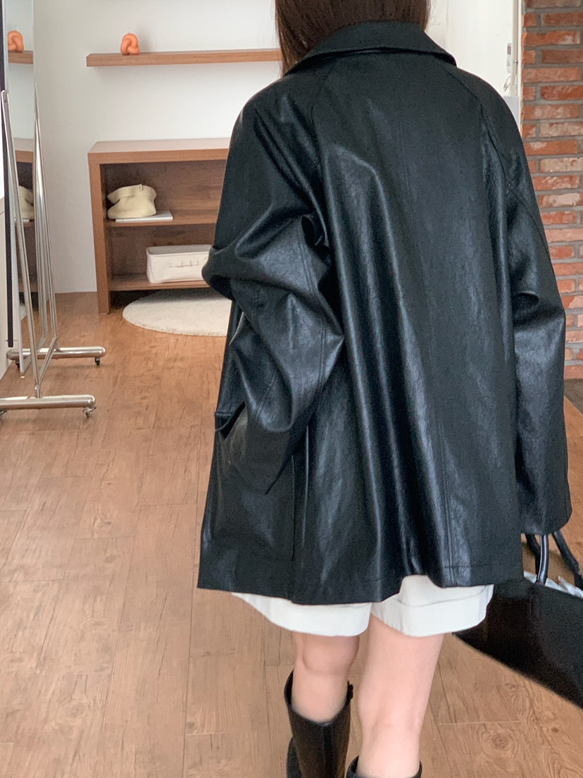 BLEECKER韓國直郵女士新品真品時尚推薦人氣熱賣夾克皮革BLEECKER夾克