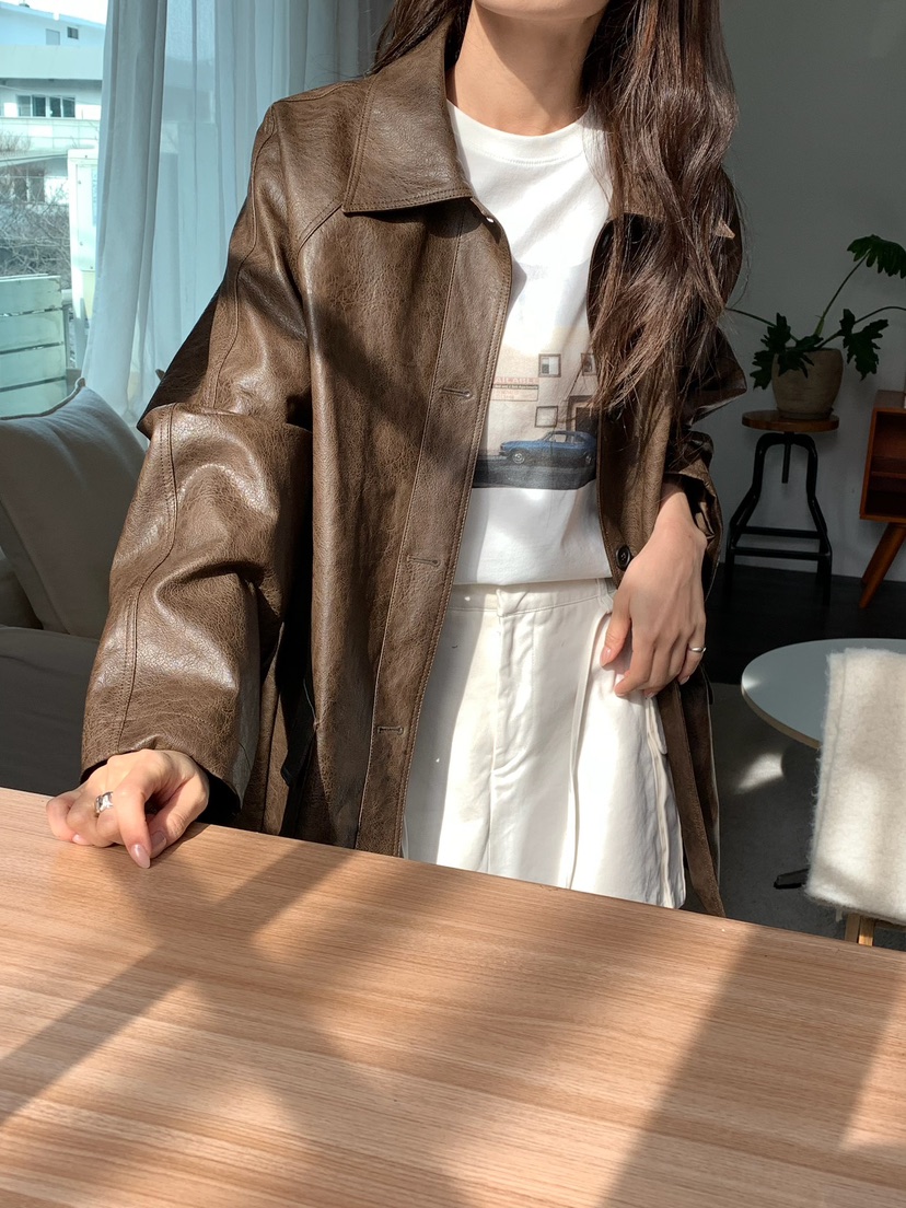 BLEECKER韓國直郵女士新品真品時尚推薦人氣熱賣夾克皮革BLEECKER夾克