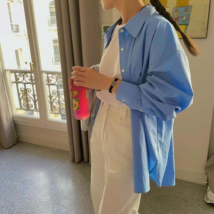 THE ABLE東大門實拍女士新品26春夏人氣時尚休閑襯衫蕾絲衫THE ABLE/TA襯衫/蕾絲衫