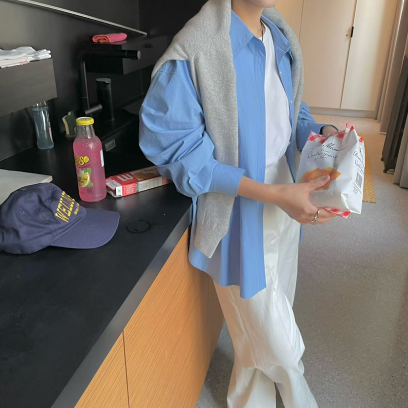 THE ABLE東大門實拍女士新品26春夏人氣時尚休閑襯衫蕾絲衫THE ABLE/TA襯衫/蕾絲衫