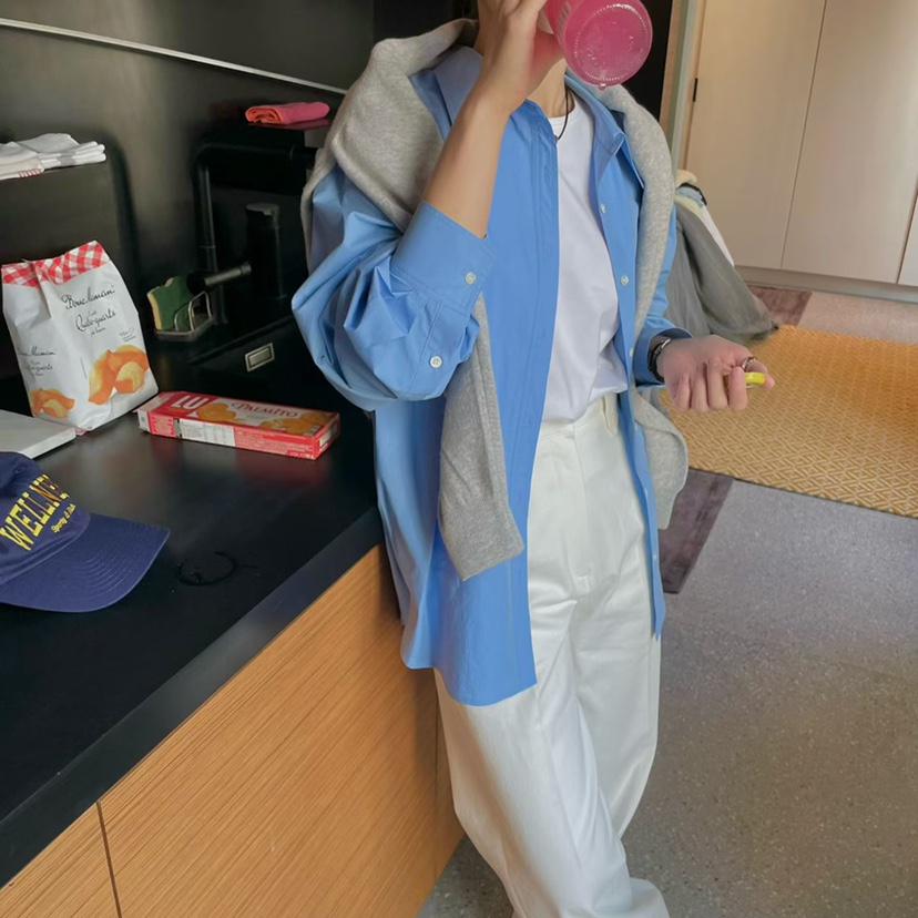 THE ABLE東大門實拍女士新品26春夏人氣時尚休閑襯衫蕾絲衫THE ABLE/TA襯衫/蕾絲衫