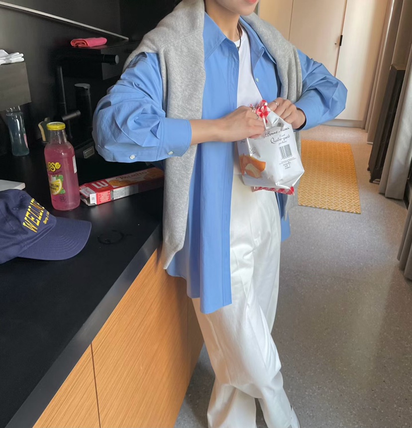 THE ABLE東大門實拍女士新品26春夏人氣時尚休閑襯衫蕾絲衫THE ABLE/TA襯衫/蕾絲衫