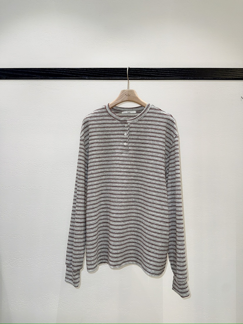 NDE東大門代購女裝新款人氣職業熱賣休閑真品時尚推薦T恤BOHEME_NDET恤圖色2