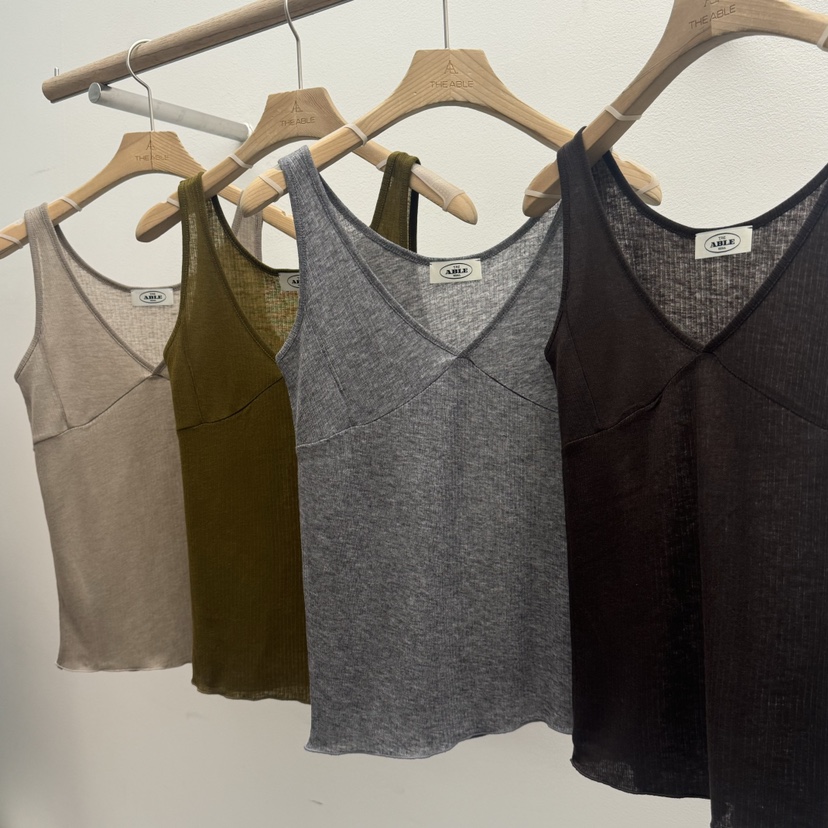 THE ABLE韓國直郵女裝新品熱賣時尚26春夏推薦真品吊帶背心THE ABLE/TA吊帶/背心