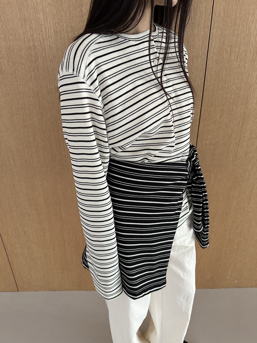 NDE東大門代購女裝新品熱賣人氣26春夏職業真品時尚長袖T恤BOHEME_NDE長袖T恤