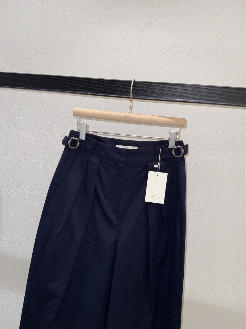 NDE東大門代購女裝新款26春夏人氣時尚真品職業休閑褲褶裥BOHEME_NDE休閑褲