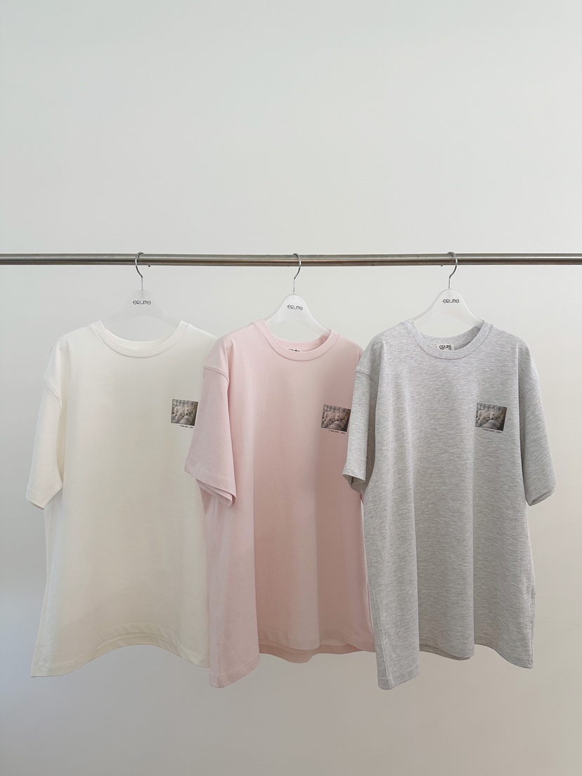 ERUME韓國直郵女裝新品時尚熱賣真品職業休閑26春夏人氣T恤ERUMET恤