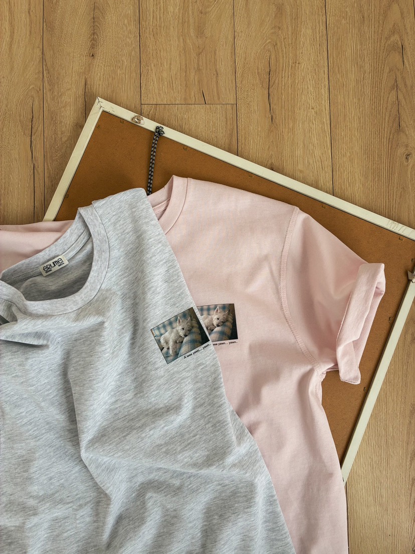 ERUME韓國直郵女裝新品時尚熱賣真品職業休閑26春夏人氣T恤ERUMET恤