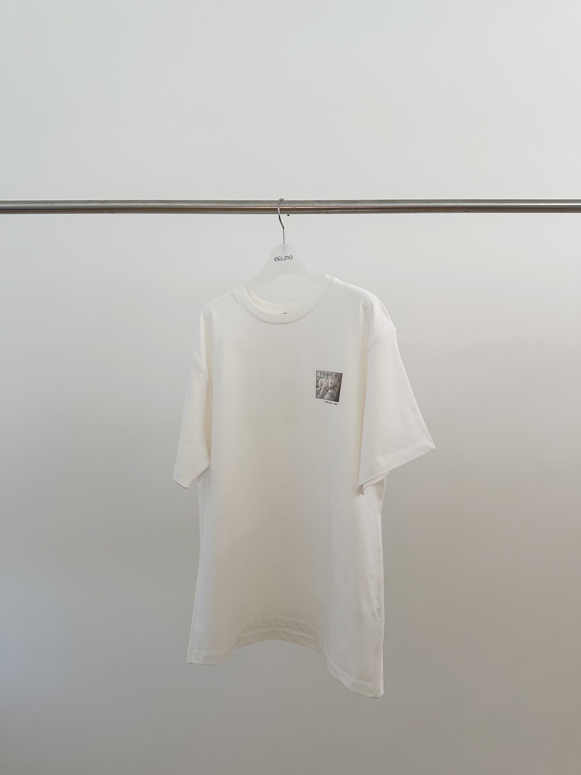 ERUME韓國直郵女裝新品時尚熱賣真品職業休閑26春夏人氣T恤ERUMET恤圖色1