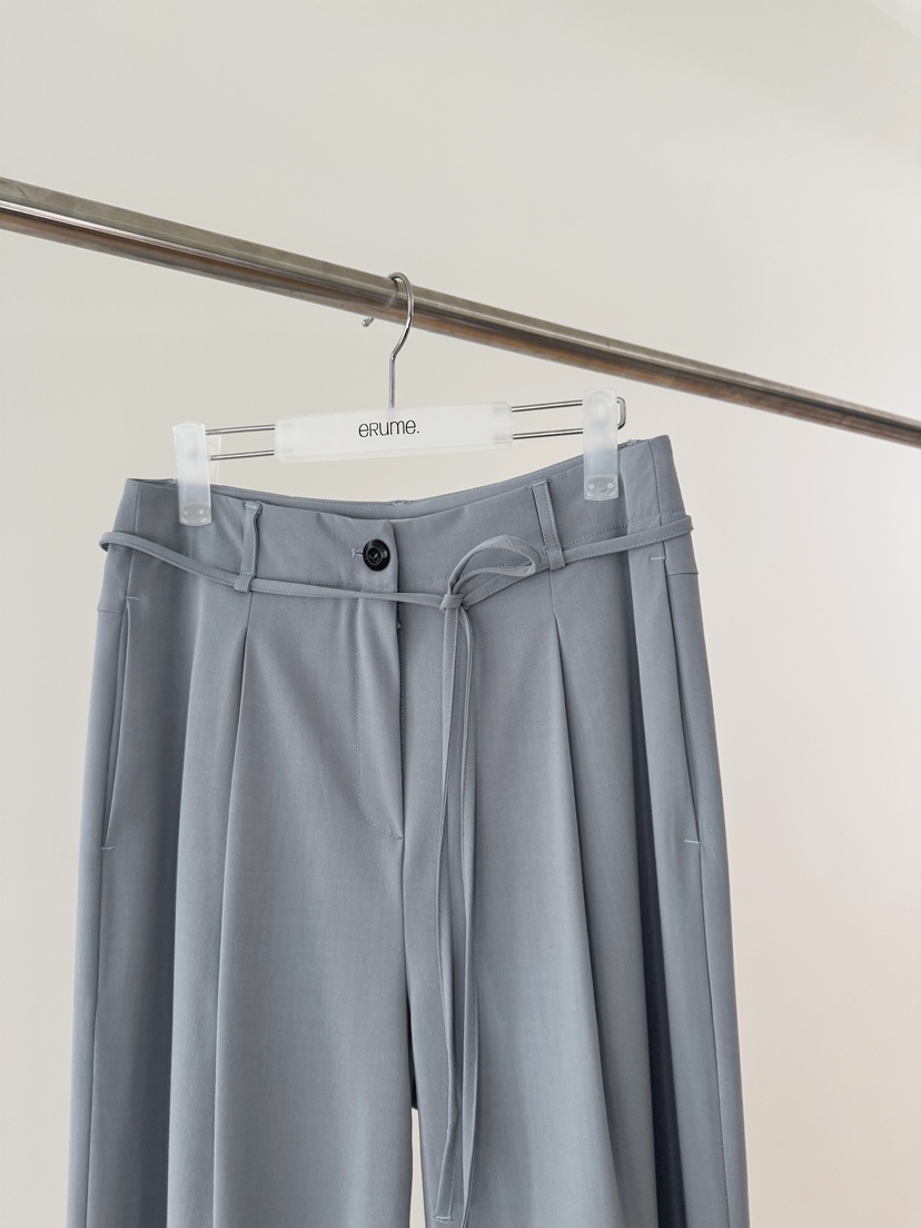 ERUME東大門實拍女裝新品職業真品人氣休閑熱賣休閑褲含腰繩ERUME休閑褲