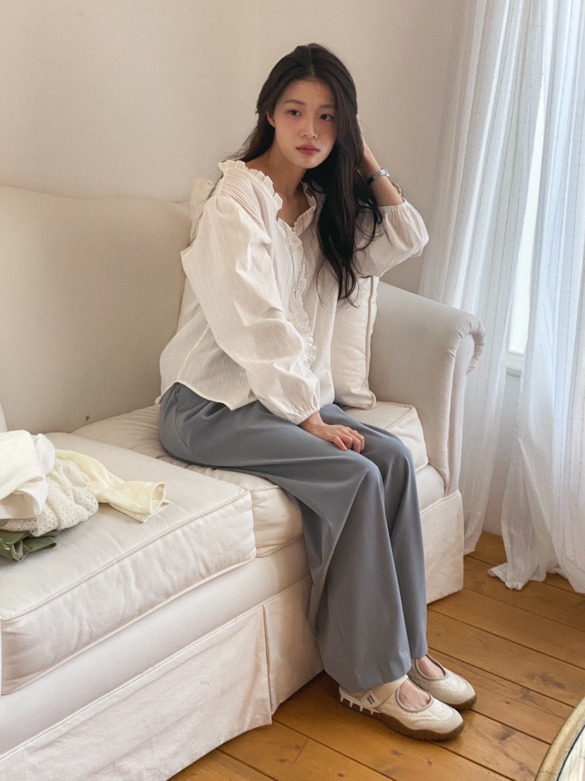 ERUME東大門實拍女裝新品職業真品人氣休閑熱賣休閑褲含腰繩ERUME休閑褲