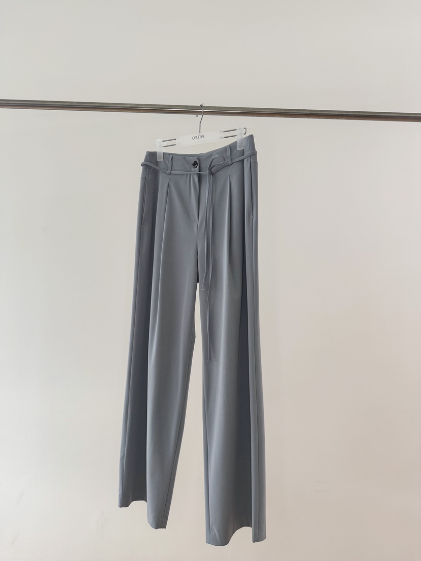 ERUME東大門實拍女裝新品職業真品人氣休閑熱賣休閑褲含腰繩ERUME休閑褲圖色1