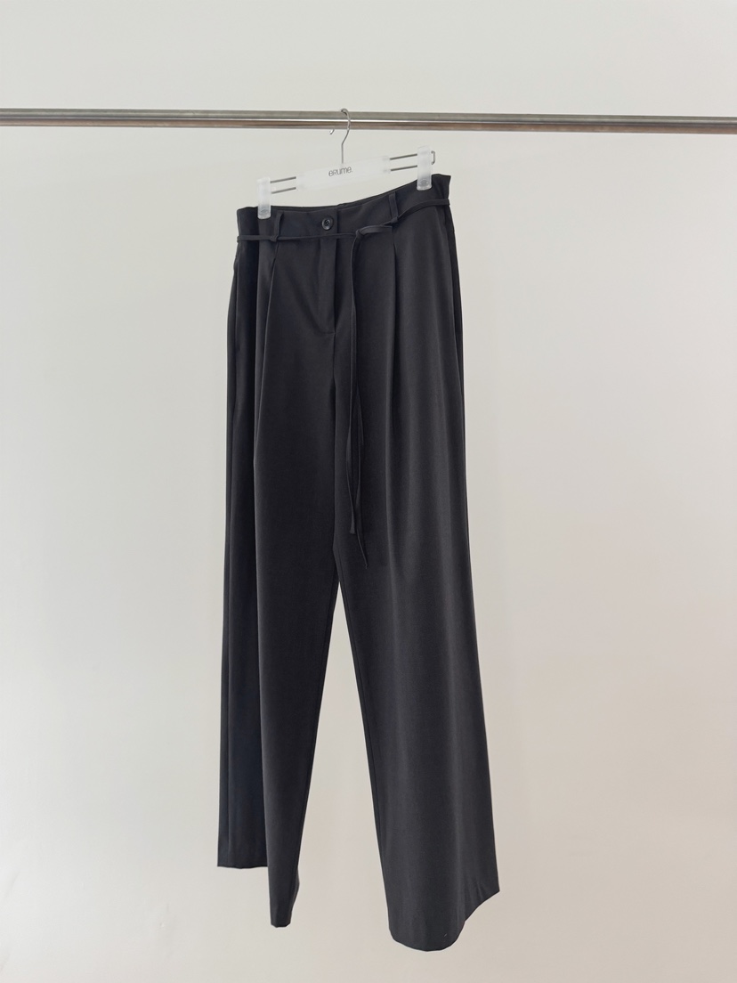 ERUME東大門實拍女裝新品職業真品人氣休閑熱賣休閑褲含腰繩ERUME休閑褲圖色2