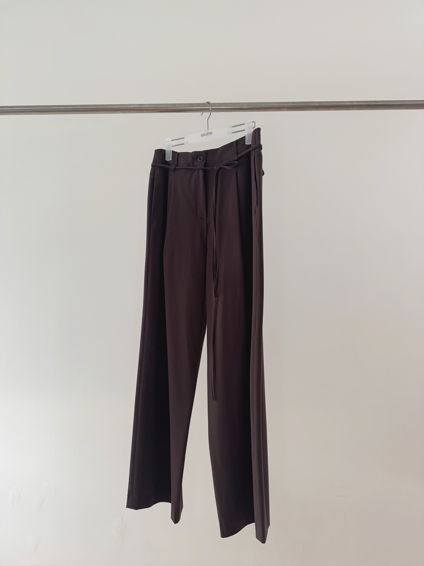 ERUME東大門實拍女裝新品職業真品人氣休閑熱賣休閑褲含腰繩ERUME休閑褲圖色3