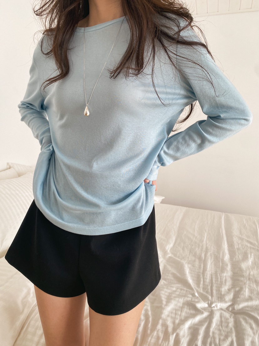 ERUME韓國代購女士新品熱賣時尚休閑人氣職業真品長袖T恤ERUME長袖T恤